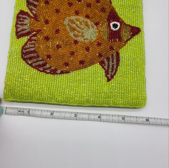 ERMO beaded zipper bag fish - Picture 3 of 7
